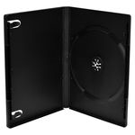 DVD Case Single black, handpacking