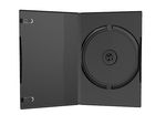 DVD Case Single black 9mm, handpacking