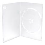 DVD Case Single Slim (7mm), transparent, maschinepacking