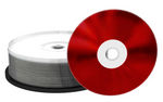 CD-R 80min/700MB Red Inkjet Fullsurface-Printable Cake 25