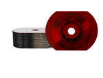 CD-R Hockey Card 50MB red Inkjet Fullsurface-Printable Cake 10
