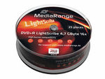 MediaRange DVD-R 16x Lightscribe Cake25 MediaRange DVD-R 16x Lightscribe Cake25