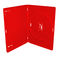 Amaray DVD single Red 14mm