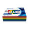 CD-paper color-pack (25xred, 25xgreen, 25xblue,25x yellow) w. window and flap pack100