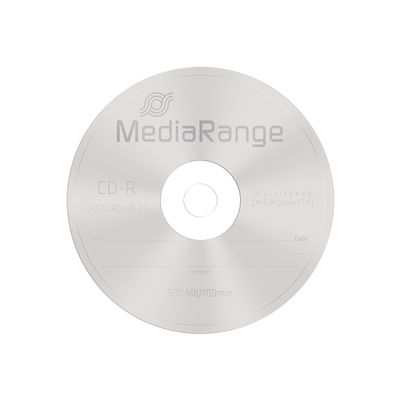 CD-R 100 Min/900 Mo MediaRange en cakebox 25 piÃ¨ces