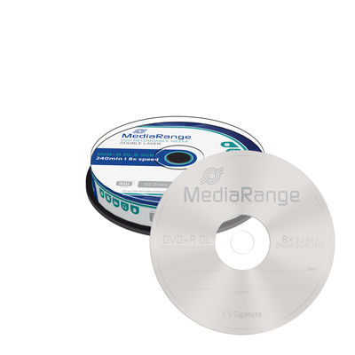 MediaRange DVD+R Double Layer 8.5 GB 8x imprimable 10 p